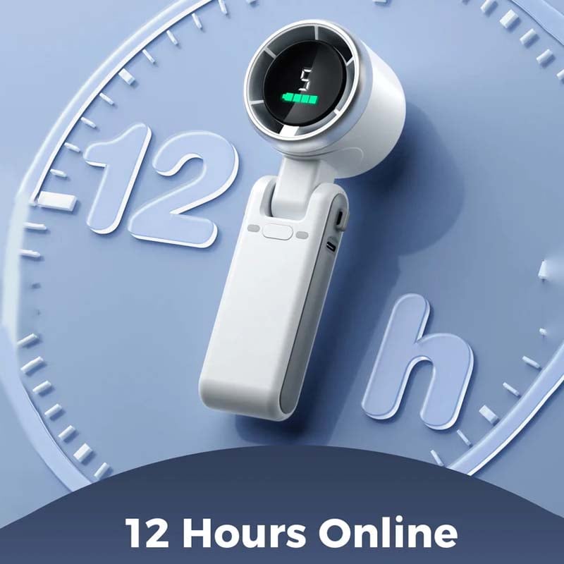 Upgraded Hand Folding High-Speed Turbine Fan