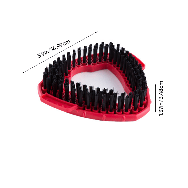 Triangular disc floor brush rotating mop head