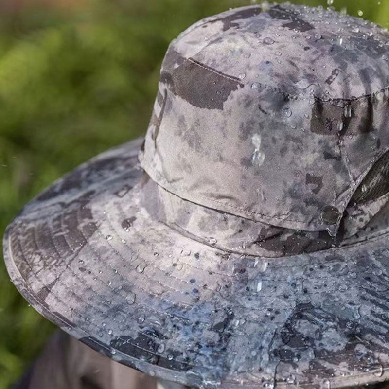 🔥Father's Day Sale - Wide Brim Solar Fan Outdoor Fishing Hat-Solar & USB Charging