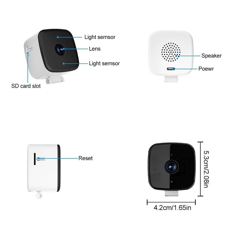 Smart 2K Window Security Camera