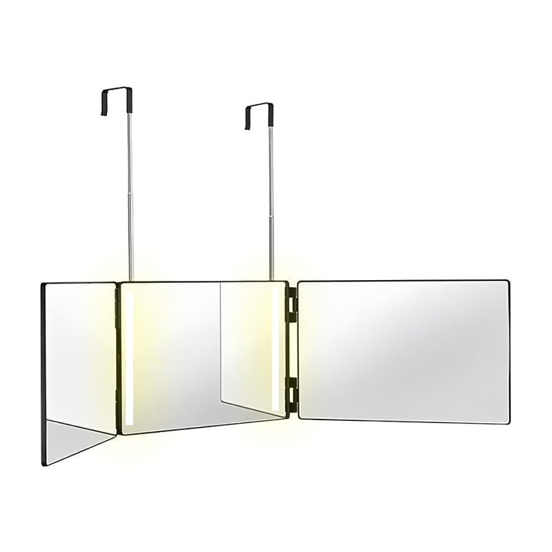 Expandable Tri-Fold Hanging Mirror