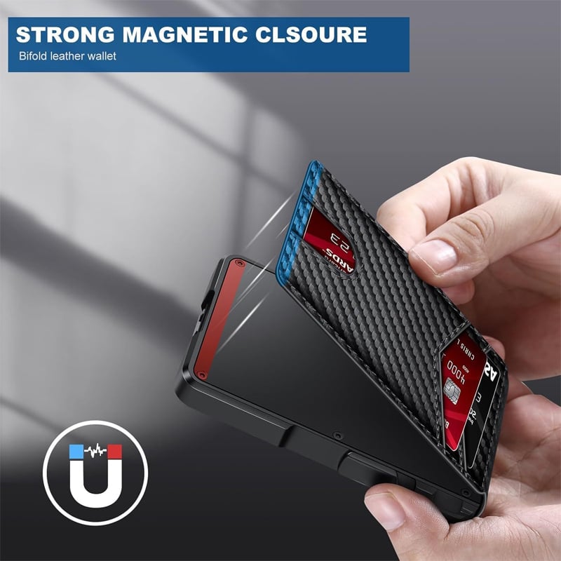 Anti-theft aluminum alloy card holder