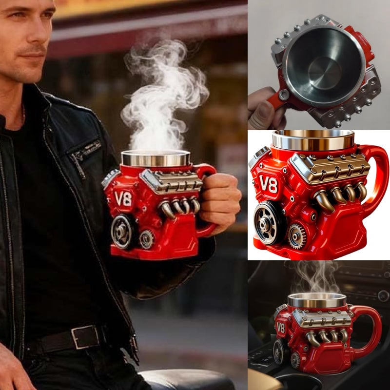 Ultimate V8 Engine Coffee Mug