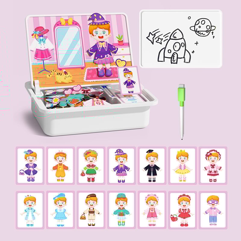 Magnetic Puzzle Learning Building Block Toys