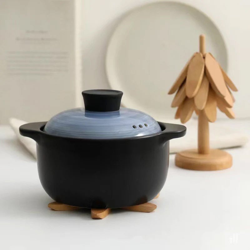 👍A tree Solid Wood Insulation Placemat