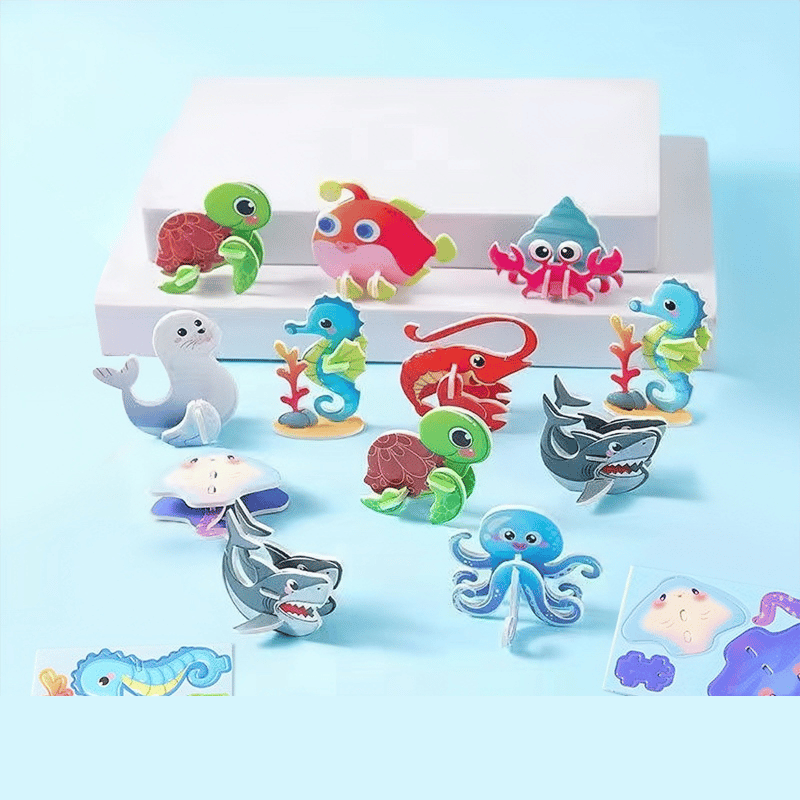 DIY 3D Creative Insect Paper Jigsaw Puzzle