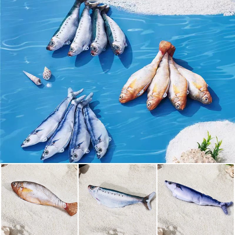 Realistic Flopping Fish Cat Toy