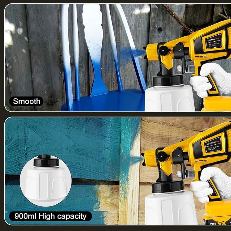 Removable electric paint gun-One Battery & Charger (2000mAh)