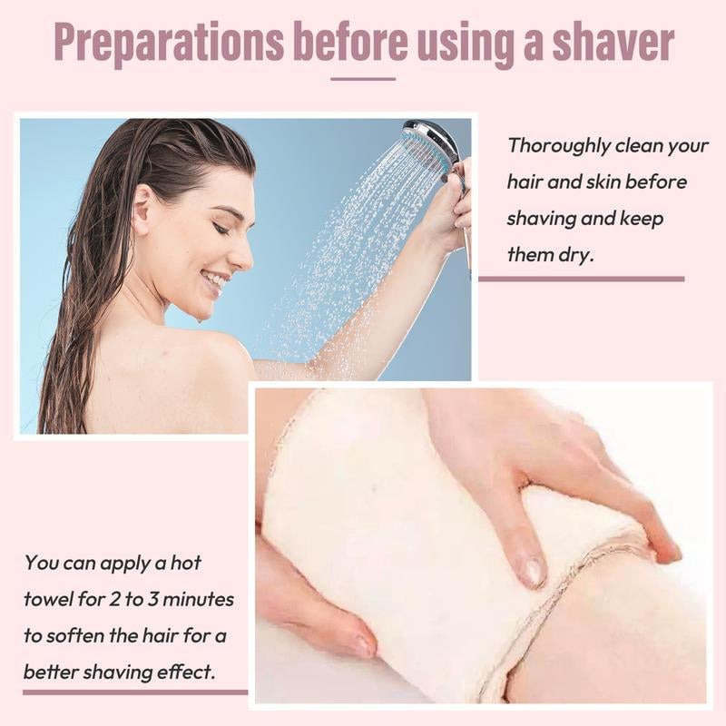 2-in-1 Rechargeable Gentle Facial & Body Epilator
