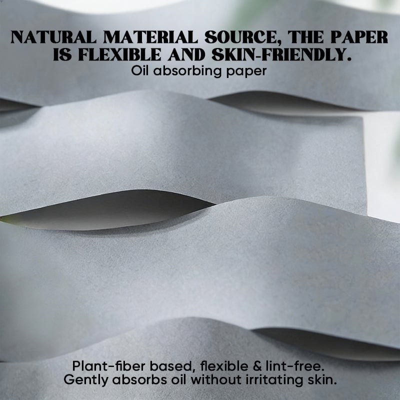 Oil Blotting Sheets for Face with Mirror & Puff