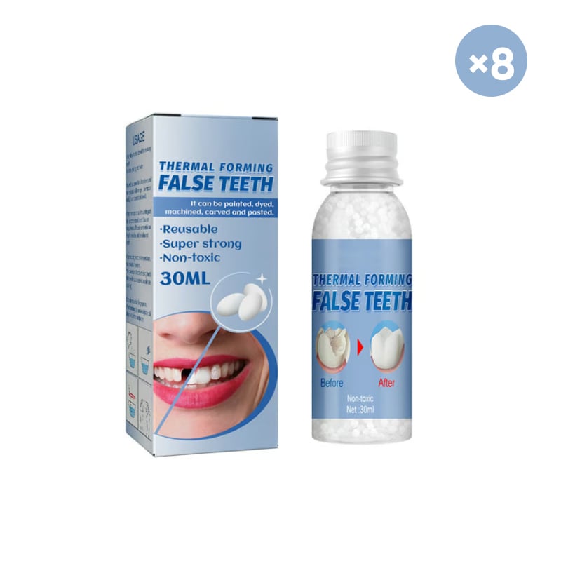✨ Moldable False Teeth for Temporary Tooth Fillings