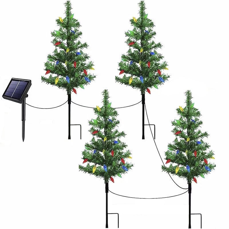 Solar Christmas Stake Lights – Outdoor Garden & Lawn Decoration Lights
