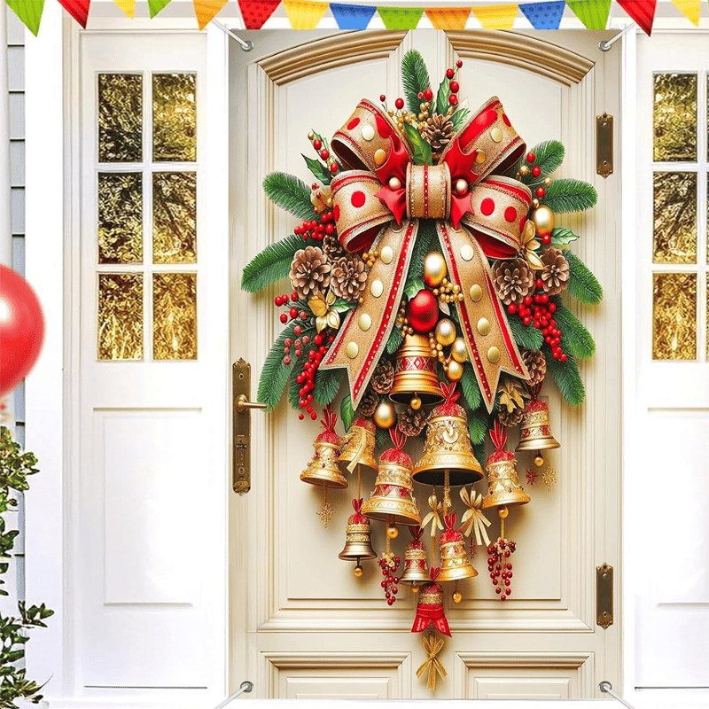 Christmas Bell Door Curtain