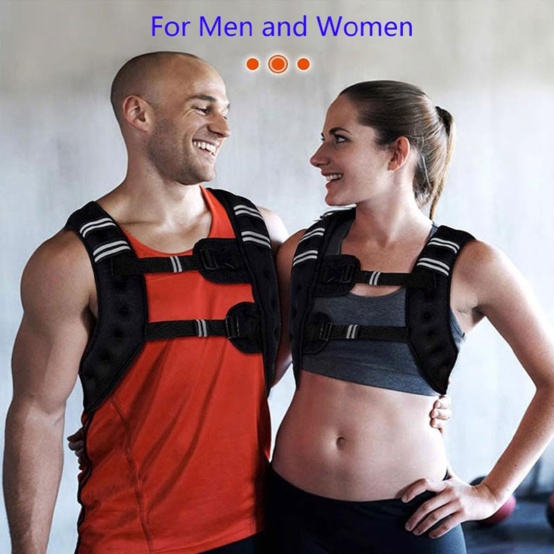 Weighted Vest with Reflective Stripe