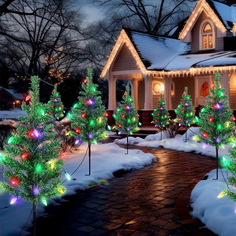 Solar Christmas Stake Lights – Outdoor Garden & Lawn Decoration Lights