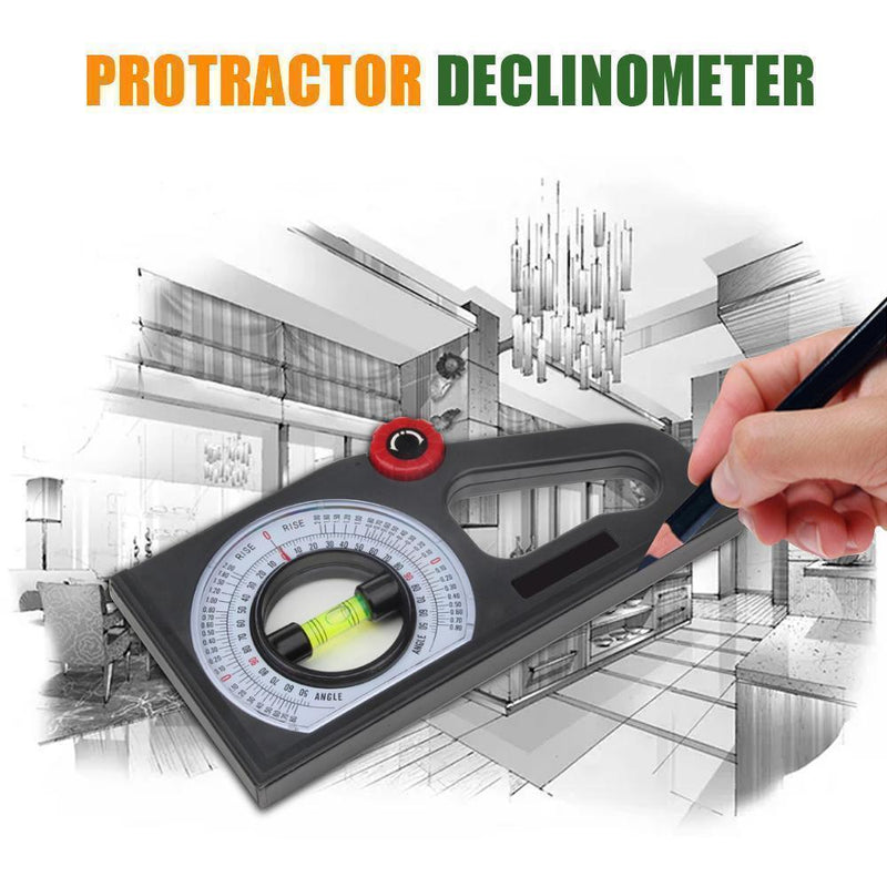 Slope Horizontal Vertical Angle Bevel Protractor Declinometer – moonycozy