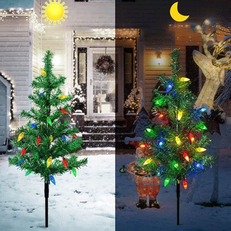 Solar Christmas Stake Lights – Outdoor Garden & Lawn Decoration Lights
