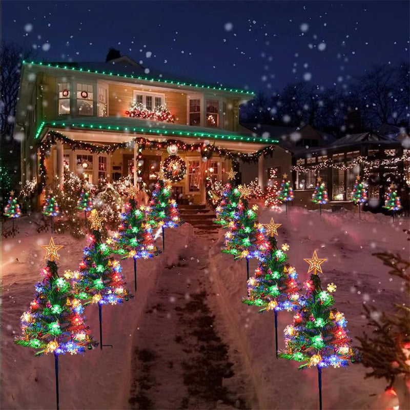 Solar Christmas Stake Lights – Outdoor Garden & Lawn Decoration Lights