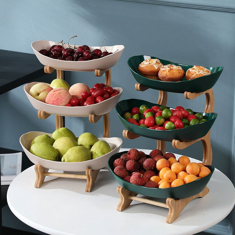 Creative Modern Three-Layer Fruit Plate