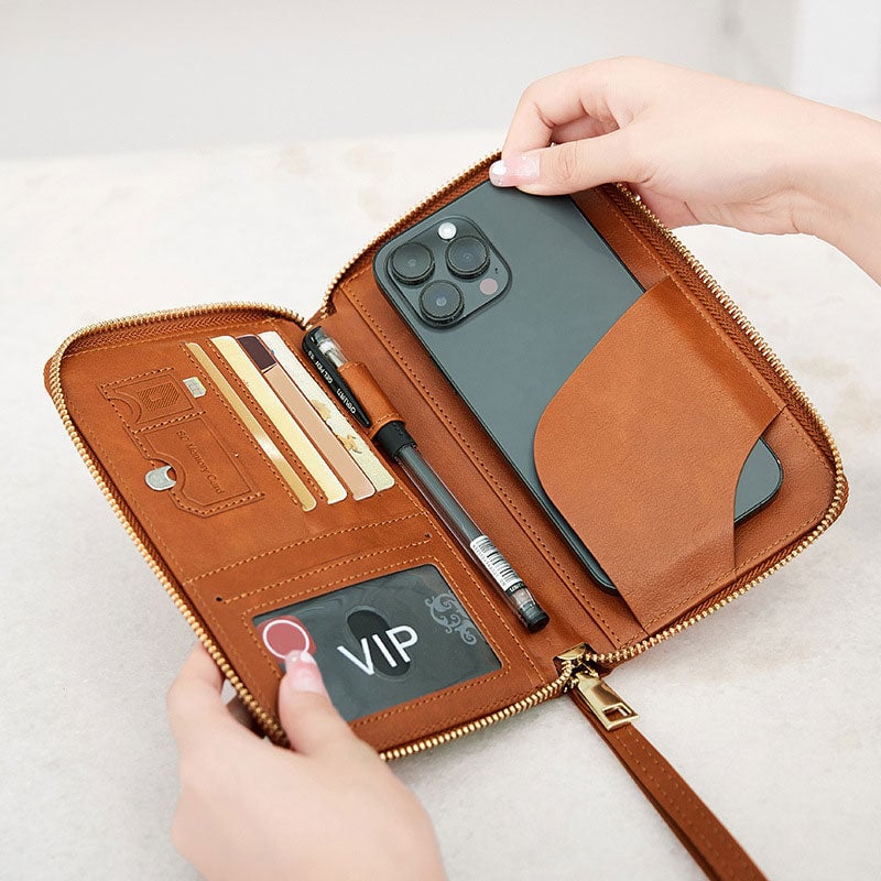 New Multi-Functional RFID Passport Wallet