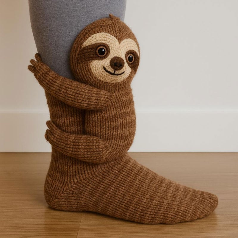 3D Knitted Animal Socks
