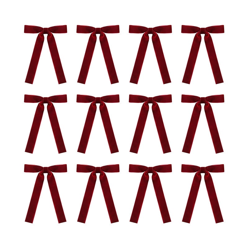 Christmas Tree Decoration Velvet Bows