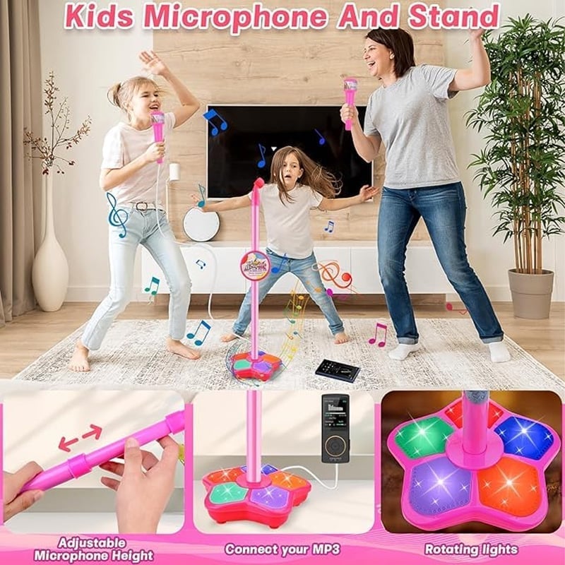 🎤 Kids Microphone and Stand 🌟