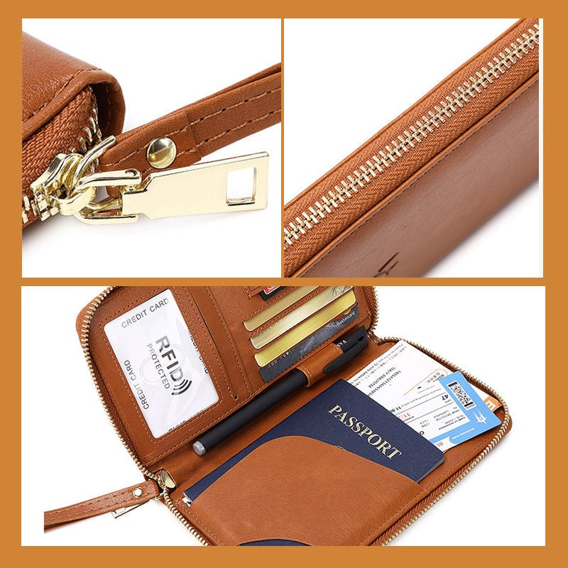 New Multi-Functional RFID Passport Wallet