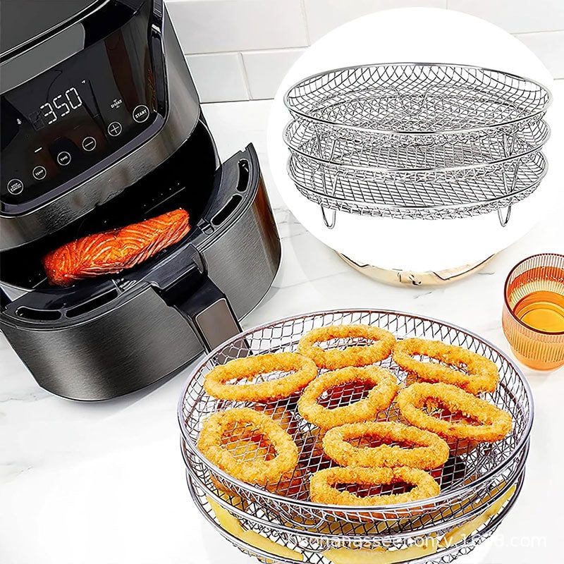 3-Layer Stackable Air Fryer Rack