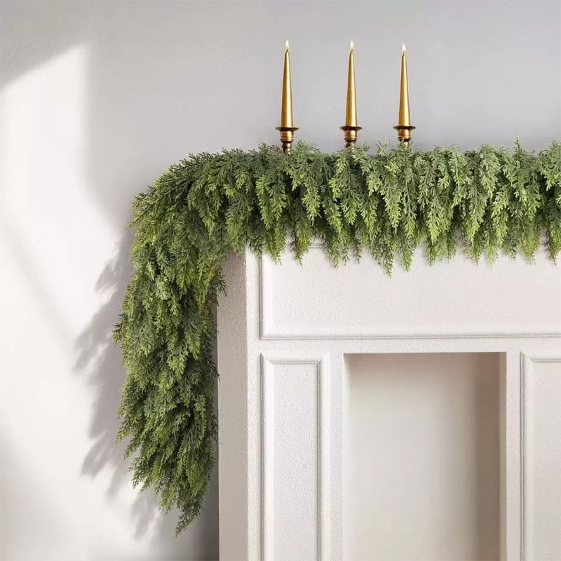 Sakerplus Artificial Plant Christmas Rattan