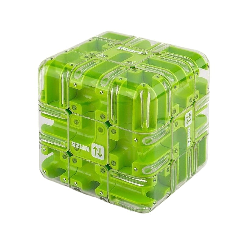 3D Rolling Ball Maze Cube