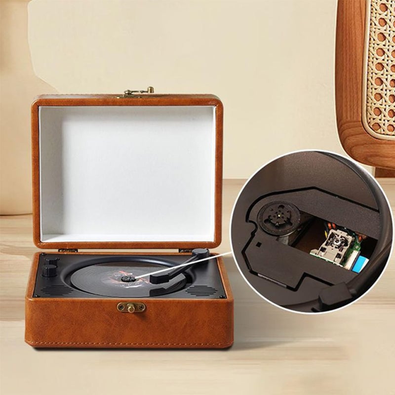 Portable Retro CD Bluetooth Music Player