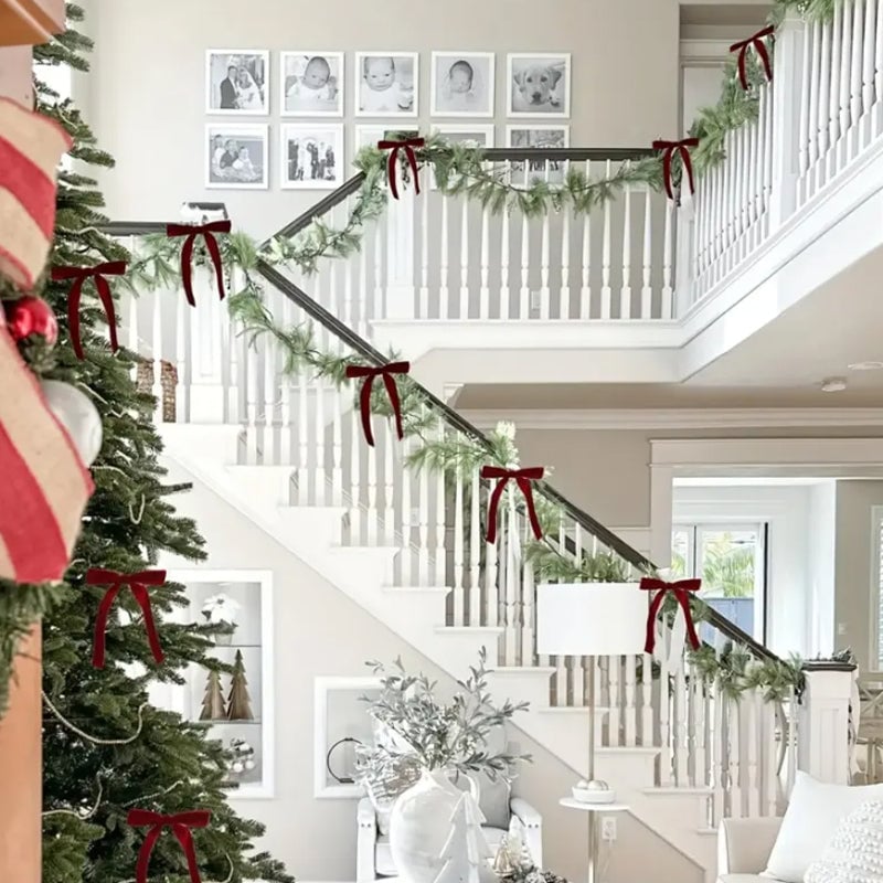 Christmas Tree Decoration Velvet Bows