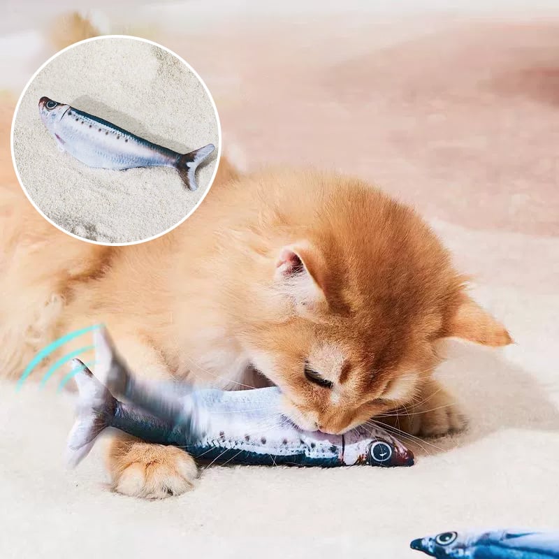 Realistic Flopping Fish Cat Toy