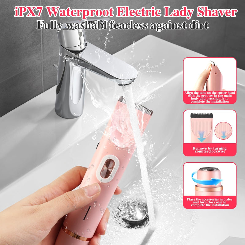 2 in 1 Women Electric Shaver