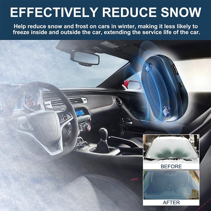 Anti-Freeze Electromagnetic Car Snow Removal Device