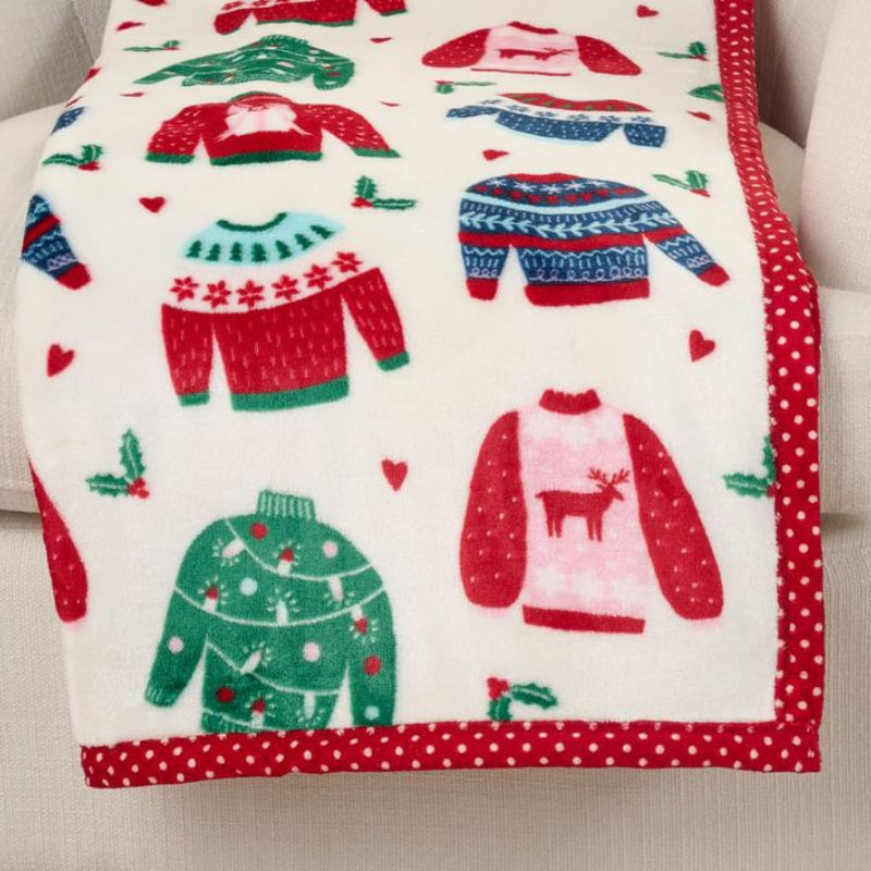 Flannel Decorative Throw Blanket