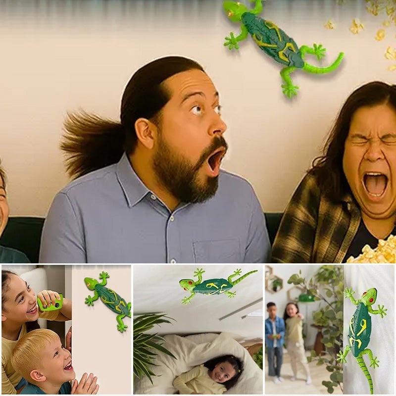 Electric Lizard Toy with LED Glowing Eyes