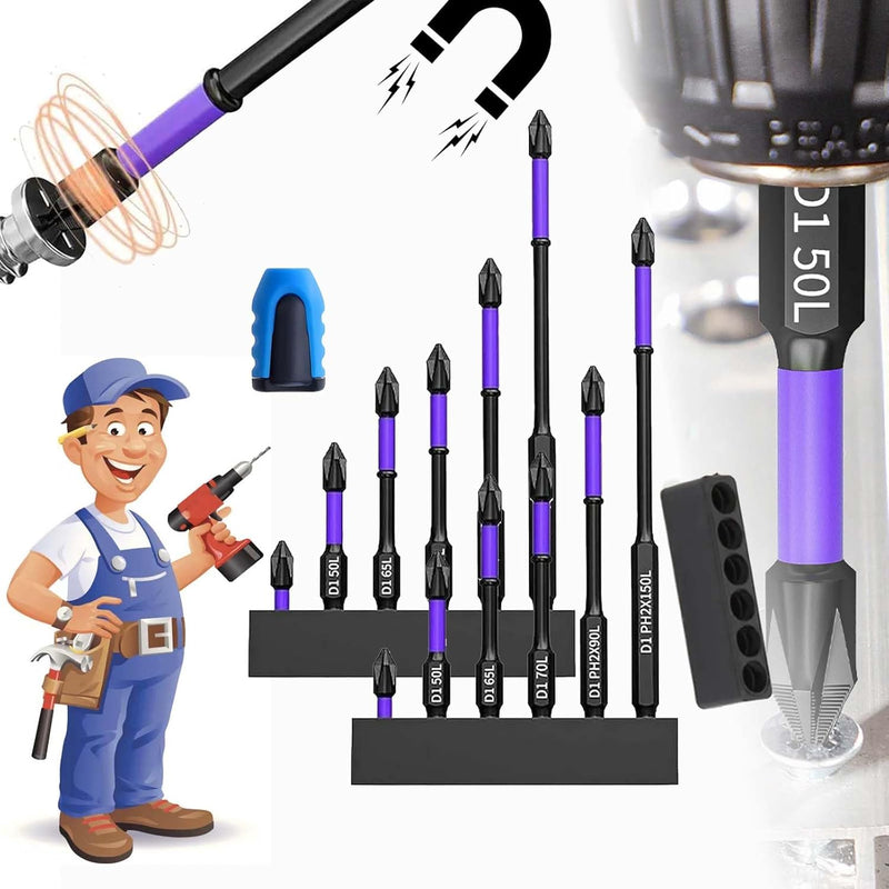 6 pieces Magnetic Shockproof Batch Bits