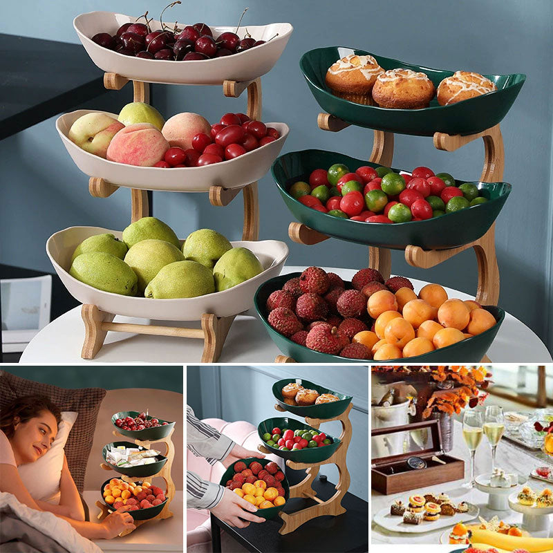 Creative Modern Three-Layer Fruit Plate