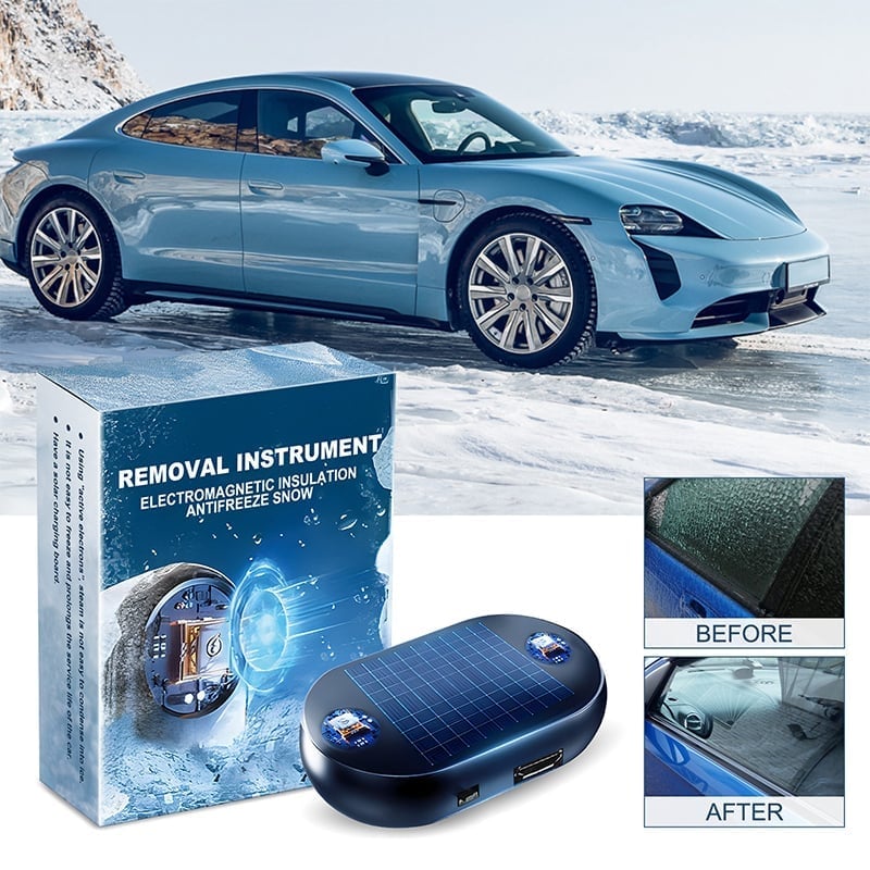 Anti-Freeze Electromagnetic Car Snow Removal Device