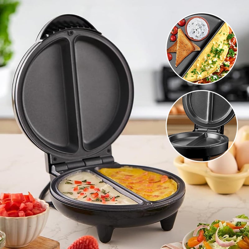 Aless™ Dual-Zone Electric Omelette Maker