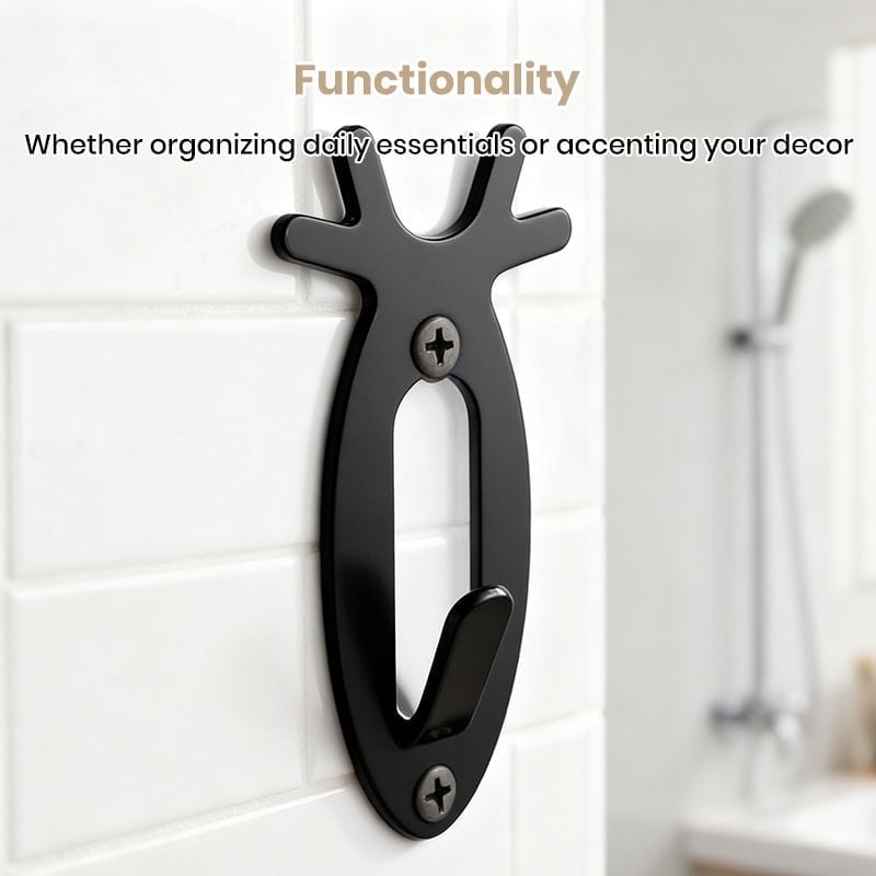 Deer Iron Wall Hook Decor