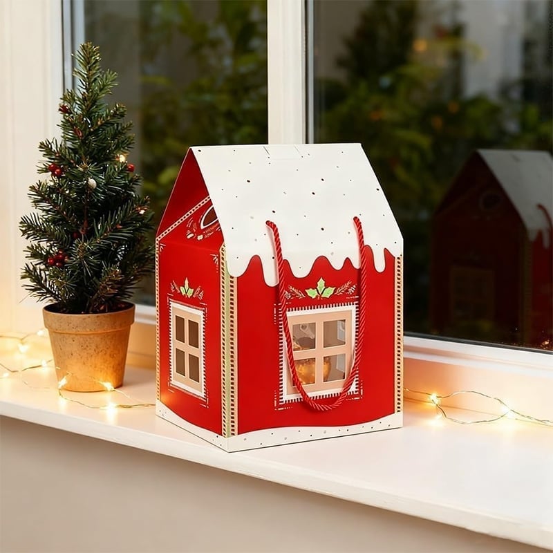 Christmas Wonderland Cottage Gift Box-cp