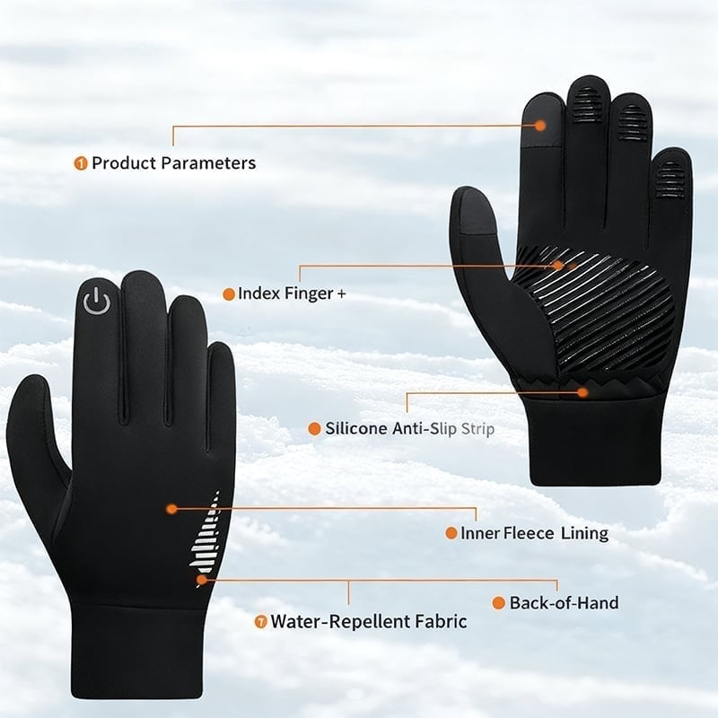Warm Cycling Touchscreen Gloves