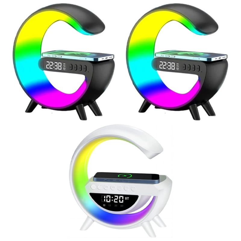 G-shaped Led Wireless Charging Speaker