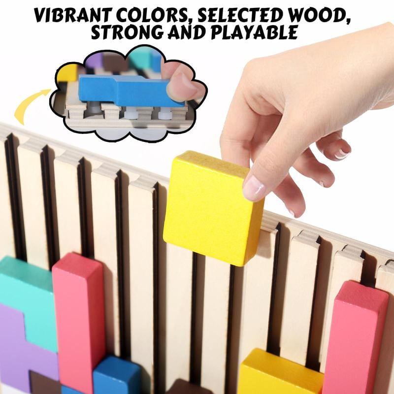 Wooden Stacking Puzzle Set