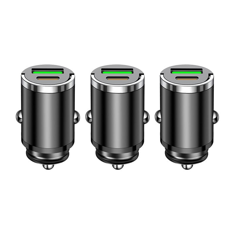 Metal Pull-Ring Invisible Fast Car Charger