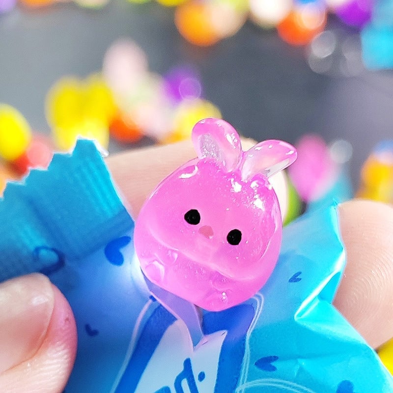 Mini Glow-In-The-Dark Animal Figurines Blind Bags