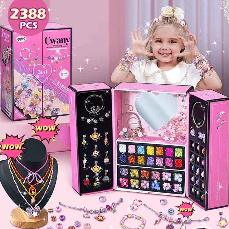 DIY Girls Charm Bracelet Making Kit